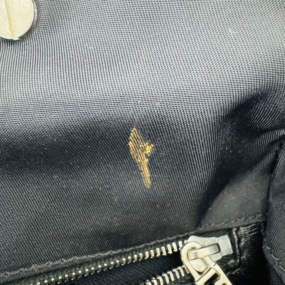 ✨FENDI✨フェンディ✨FF金具✨ナイロン✨ブラック✨ハンドバッグ✨