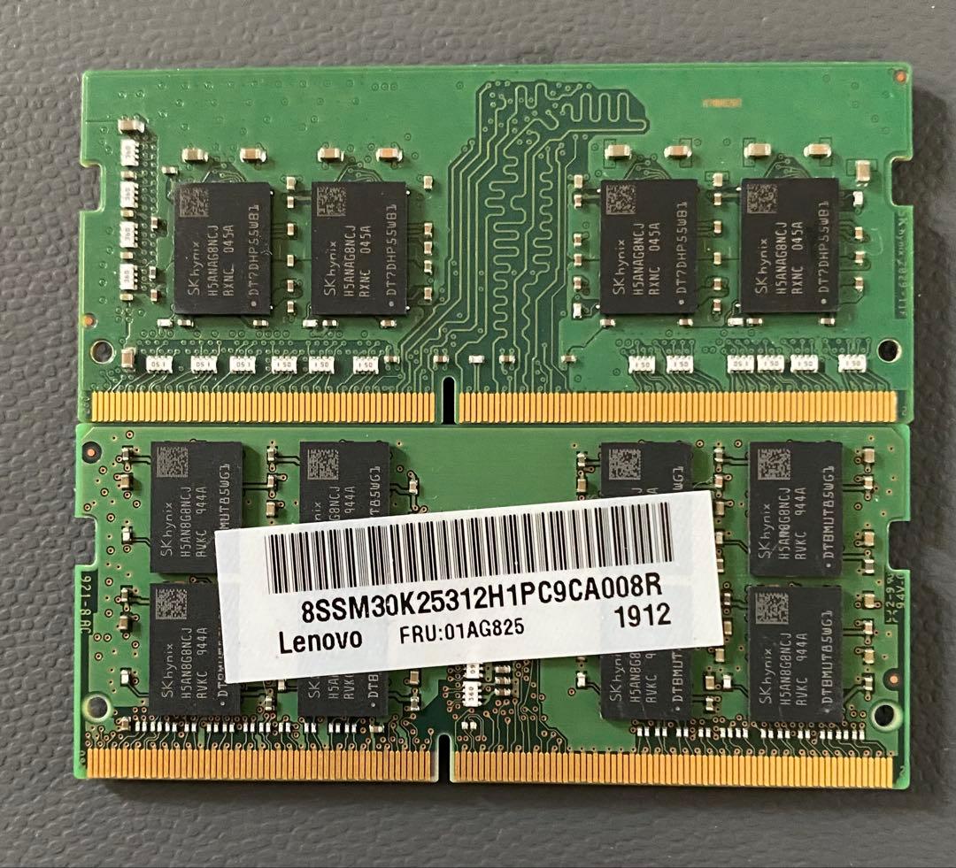 メモリー SKhynix (16GBx2)PC4 - 3200AA 2666V 32GB