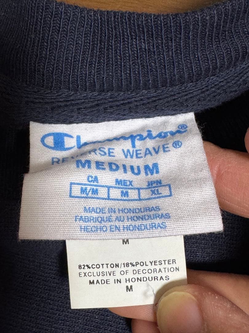 美品USNA Champion米海軍チャンピオン リバースウィーブ NAVY®