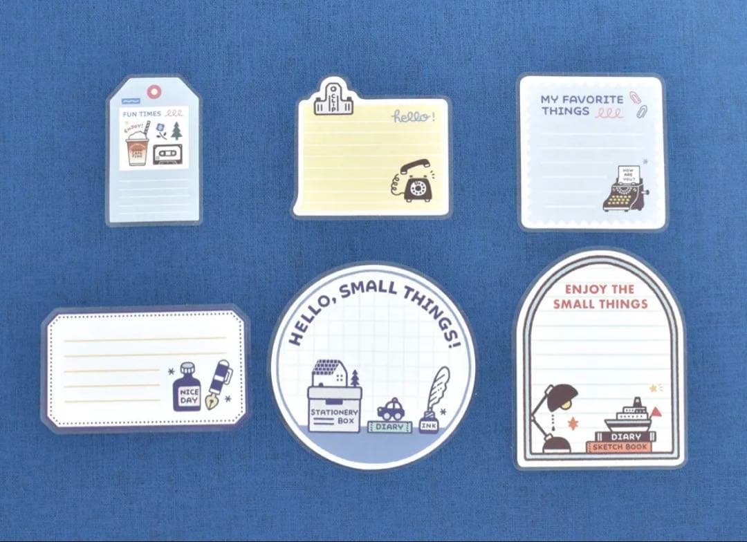 ① eric さん フレーク 付箋 2点 12柄