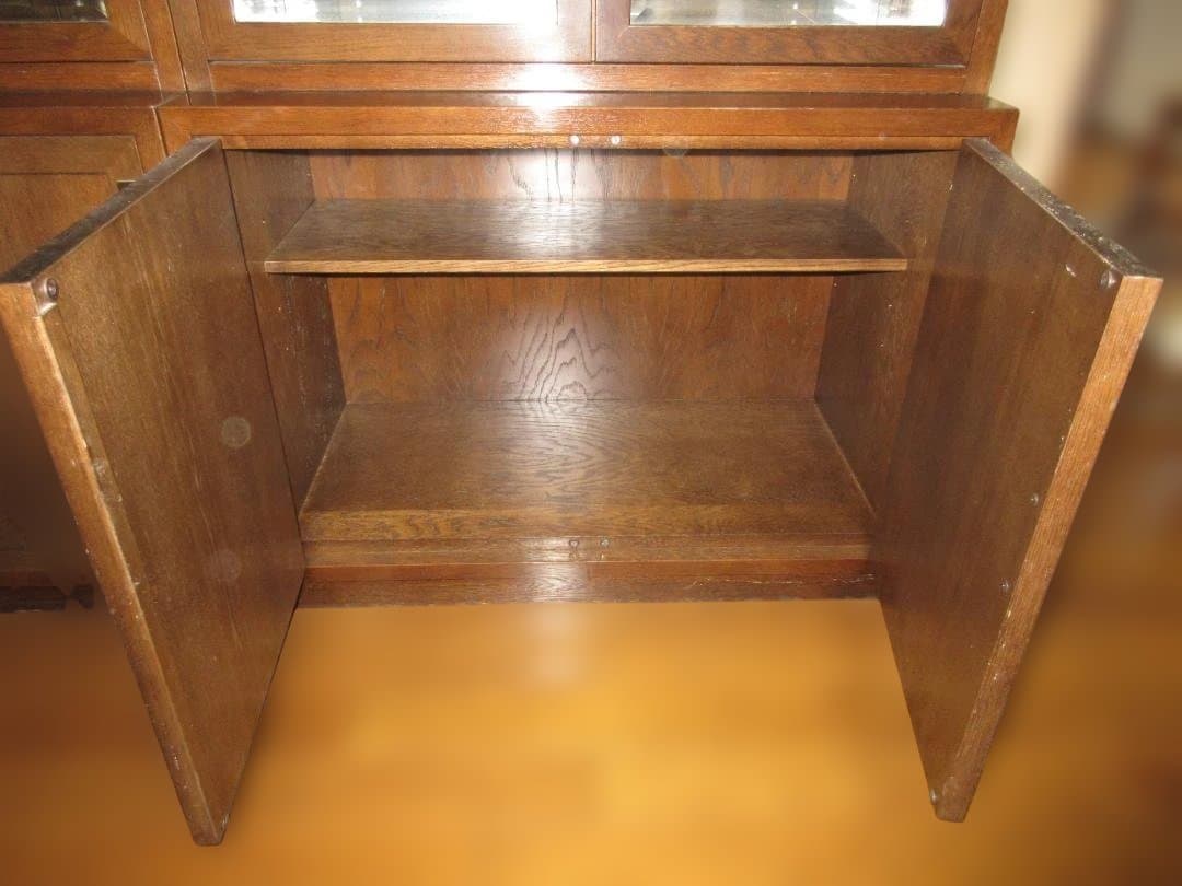 カリモク　最高峰　domani 　モーガントン　ガラス扉付きキャビネット　右側