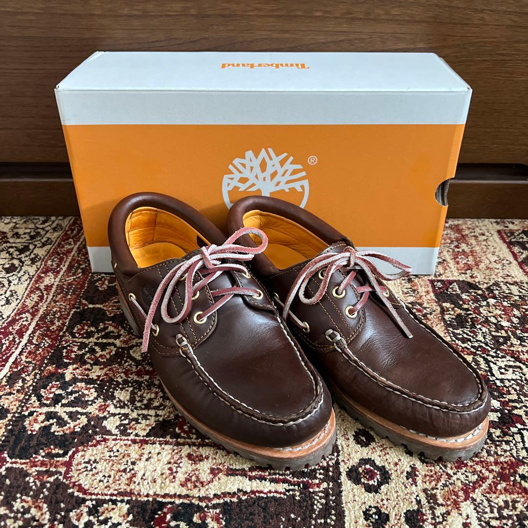 Timberland 3eye classic lug brown ローファー