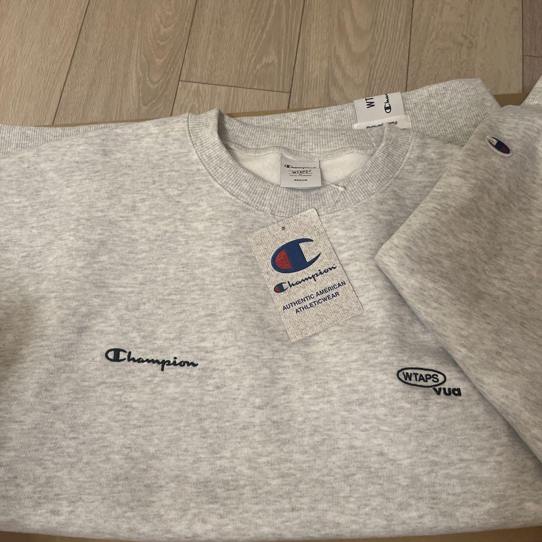【新品・未開封】WTAPS × Champion クルーネックスウェットシャツ