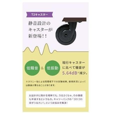 スワニー 4輪キャスター 機内持ち込み エンブレモD-608 グレー 極美品