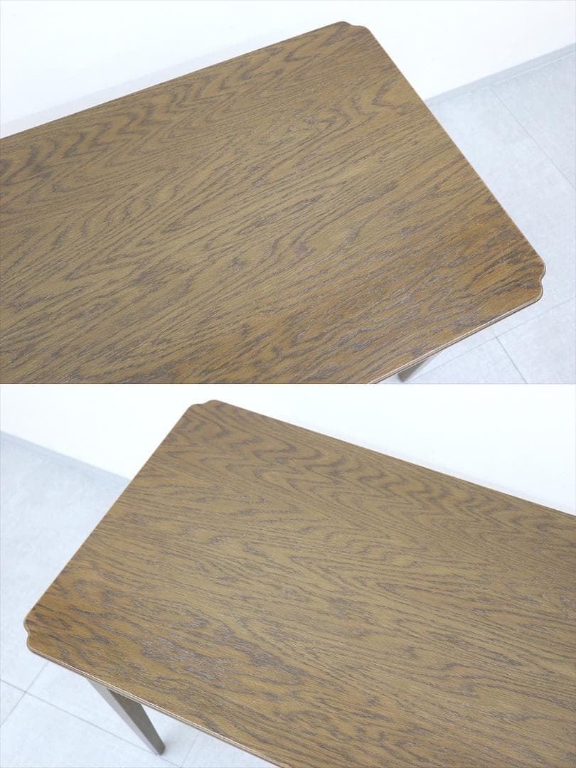 1 パリの雑貨屋 F-21 デスク 平机 机 引出付 天然木 コンソールテーブル