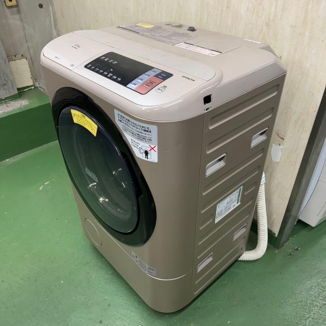 172 送料設置無料★日立ドラム式洗濯機　乾燥機能付き　12㌔