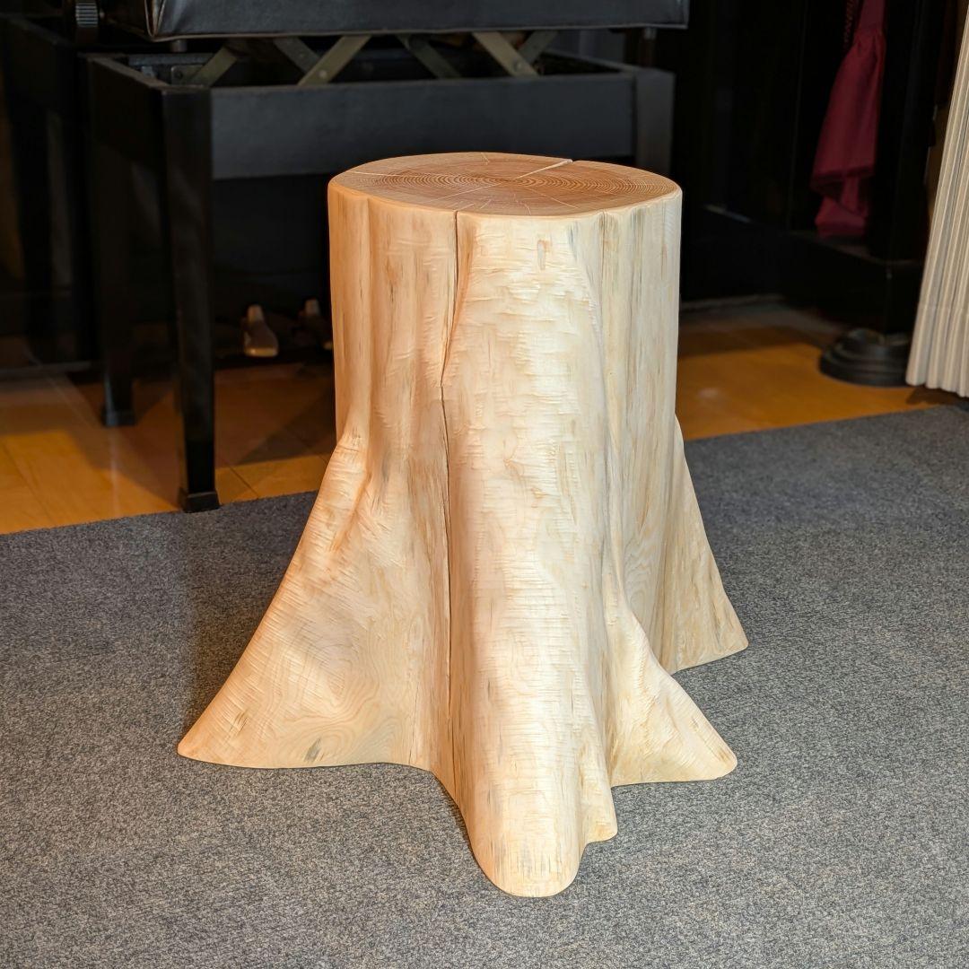 fromjapan6618　檜　切り株　丸太　椅子　スツール 高さ約40㎝