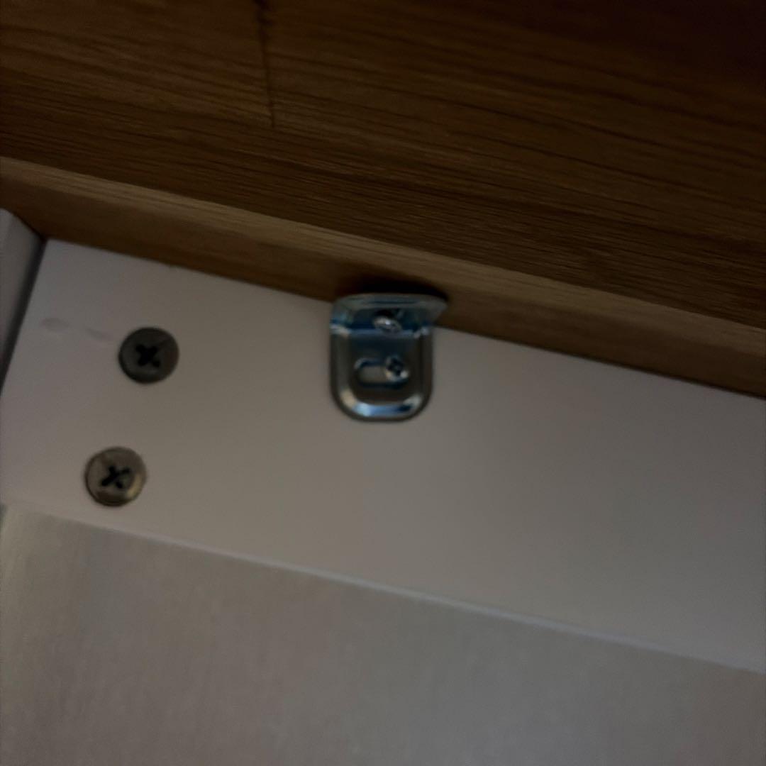 キャスター付きキッチンワゴン 2段式　ぐらつきあり