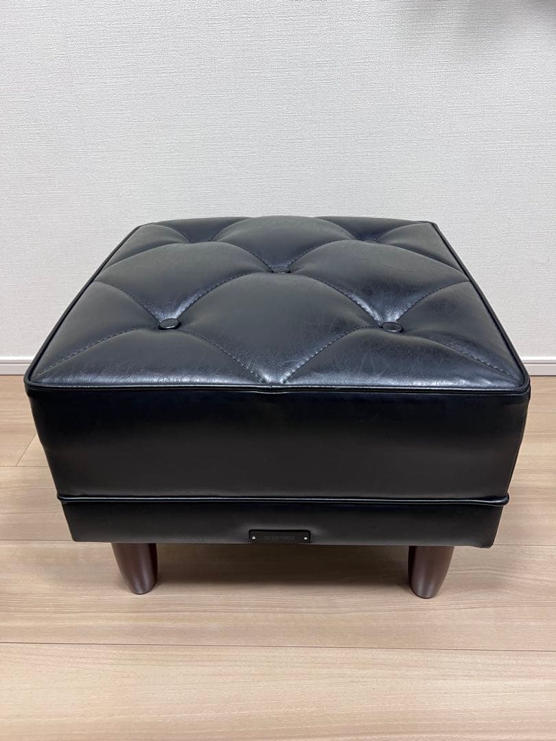カリモク60 オットマン スタンダードブラック 送料込