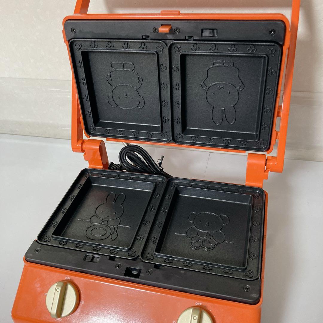 BRUNO miffy グリルサンドメーカー ダブル ミッフィー BOE089