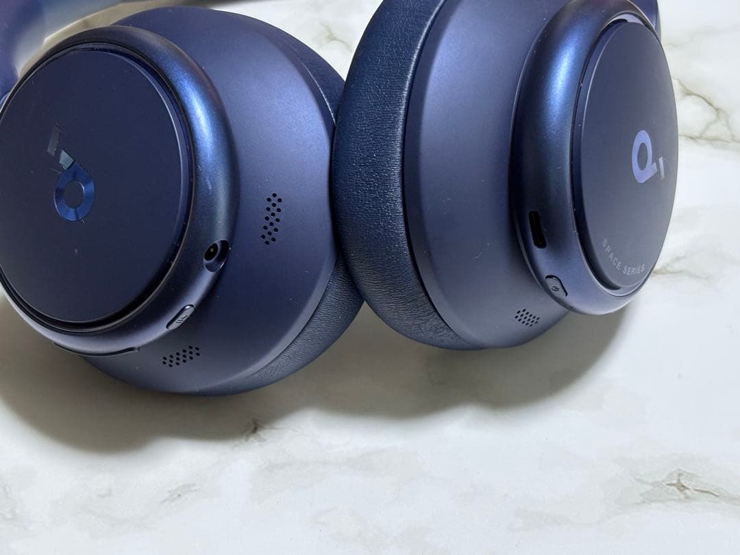Soundcore Space Q45 ワイヤレス　ヘッドホン　ネイビー
