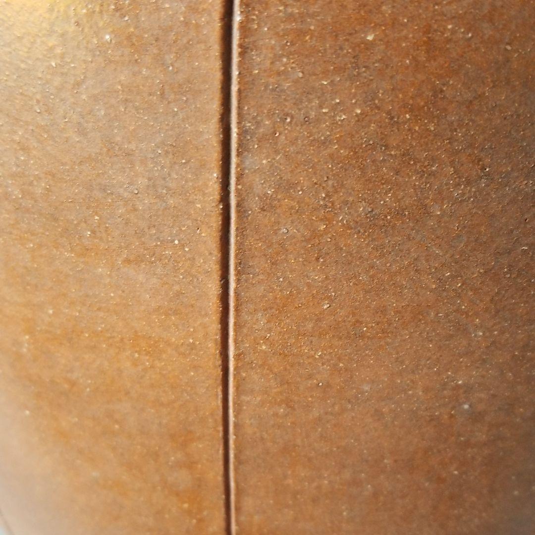 信楽焼傘立て  火色太鼓型 高さ４６cm