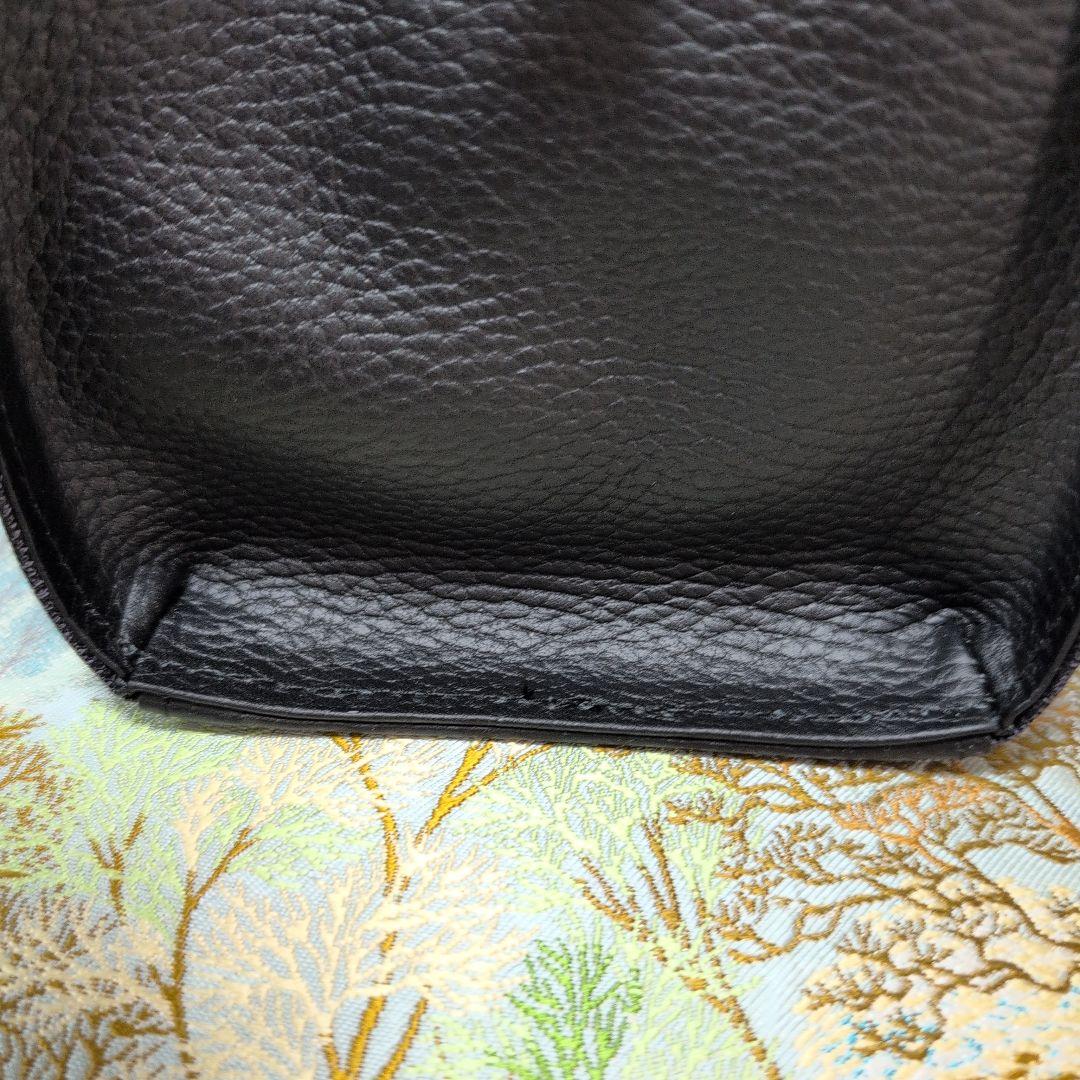 高級利休バック　黒紫花弁　 シンプル トートバッグ 和装バッグ新品