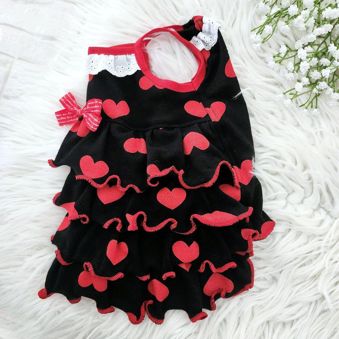 ♡♡ぷるぷる♡♡様❤️ティアードキャミ♡くま耳フード♡ハンドメイド犬服