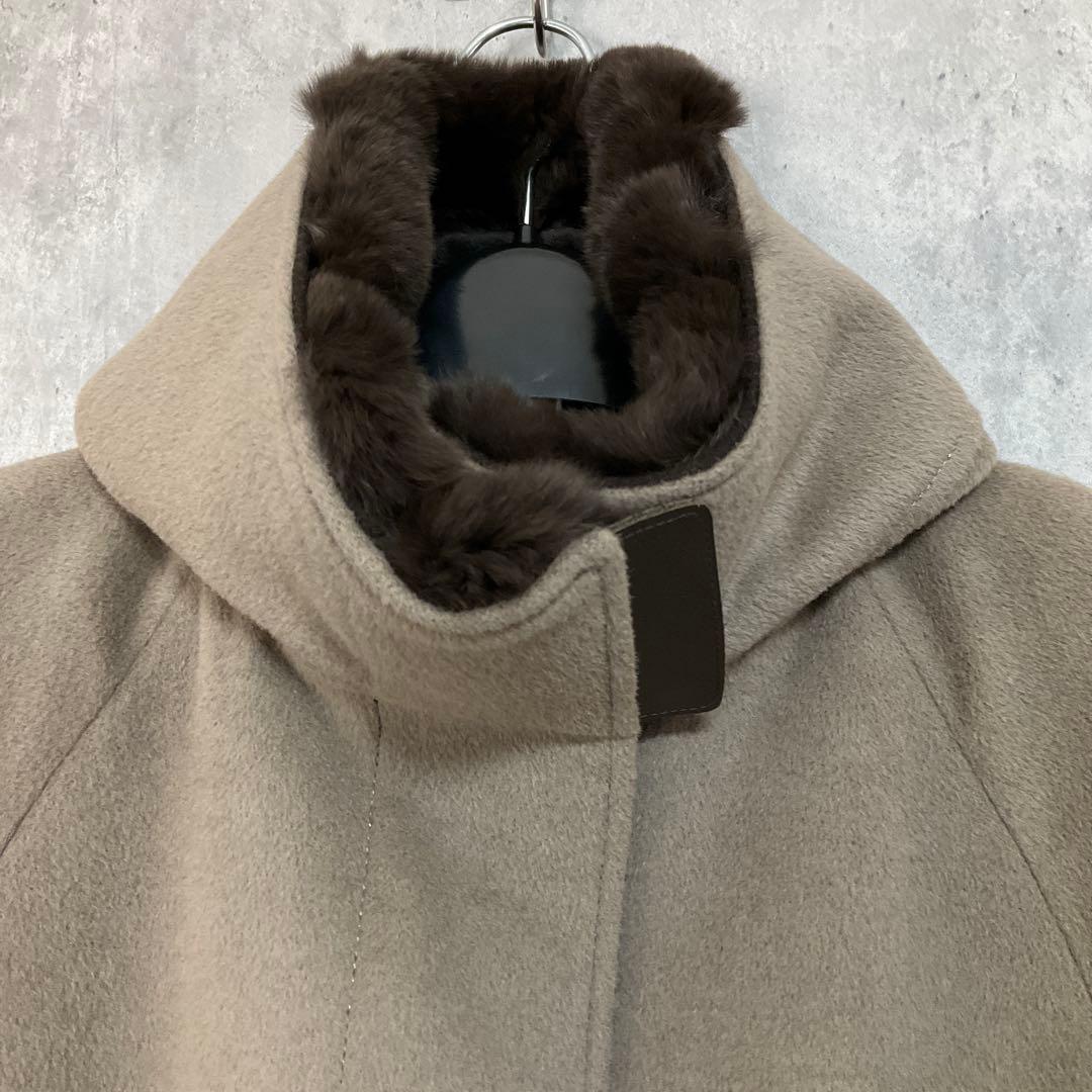 専用【K.T KIYOKO TAKASE】　アンゴラウールAラインショートコート