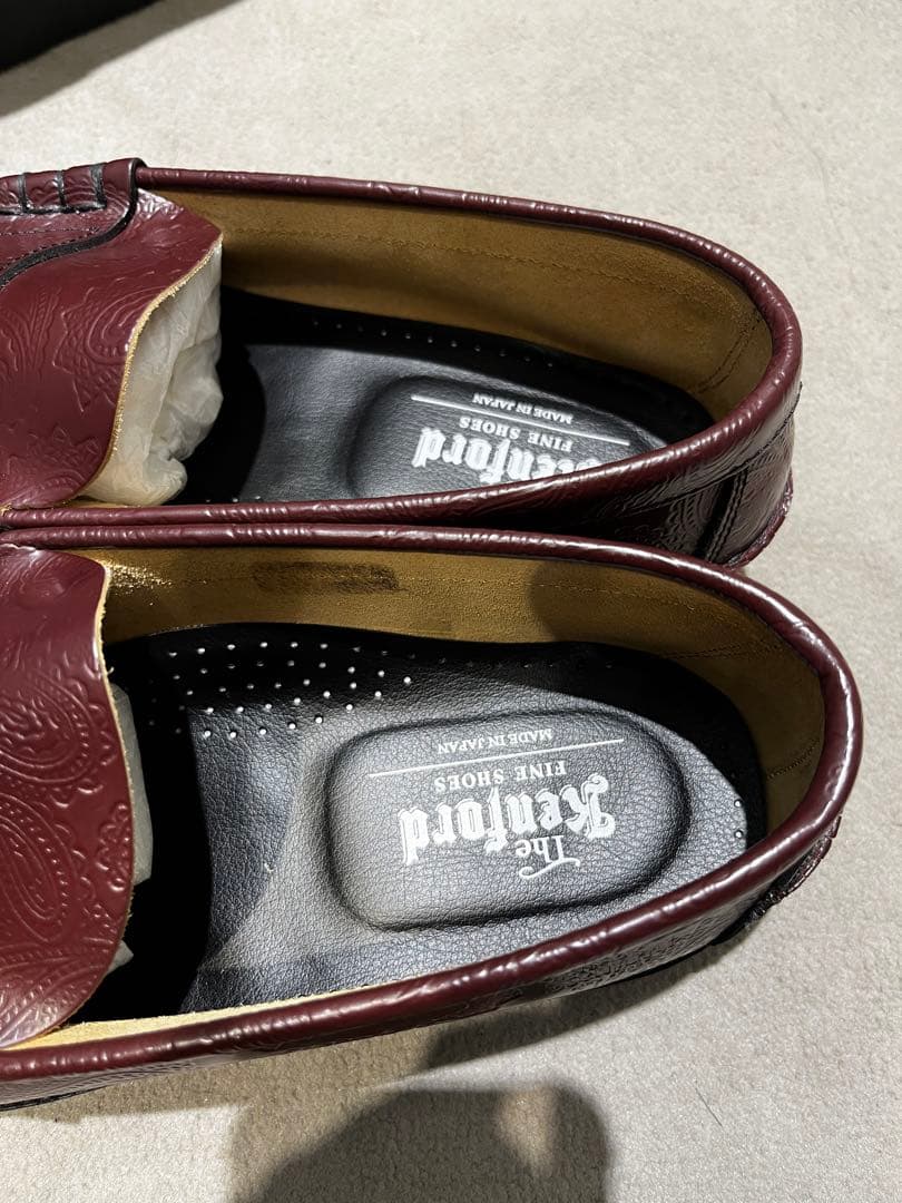kenford fine shoes embossed loafers限定カラー