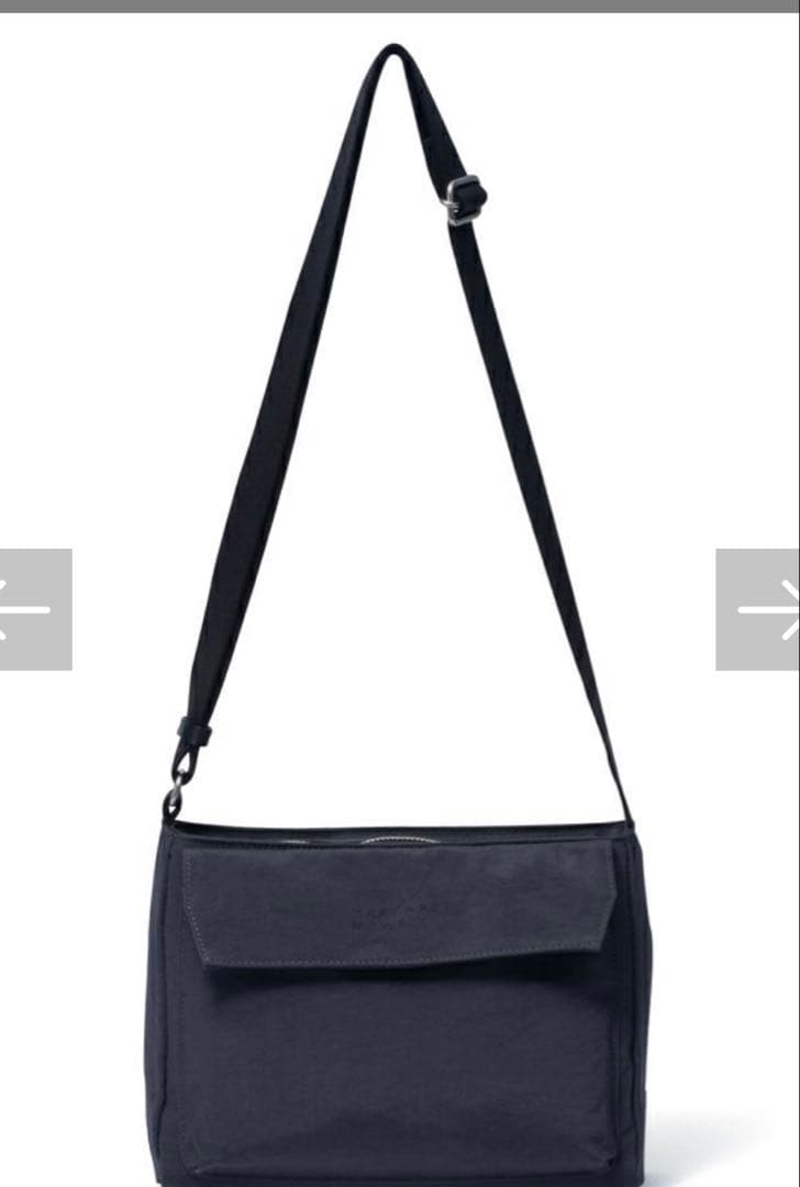 MARGARETHAWELL ideaダークグレー ショルダーバッグ