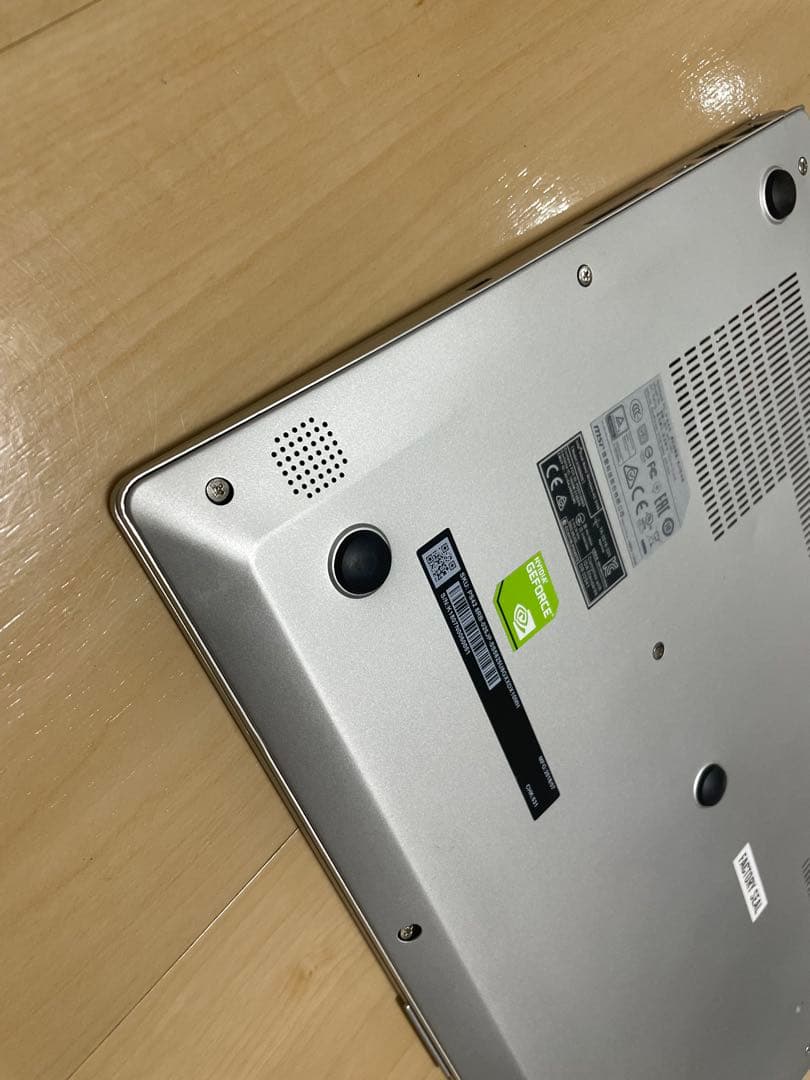 Windowsノート本体 MSI PS42 8RB i5 8GB SSD 256GB GPU MX150