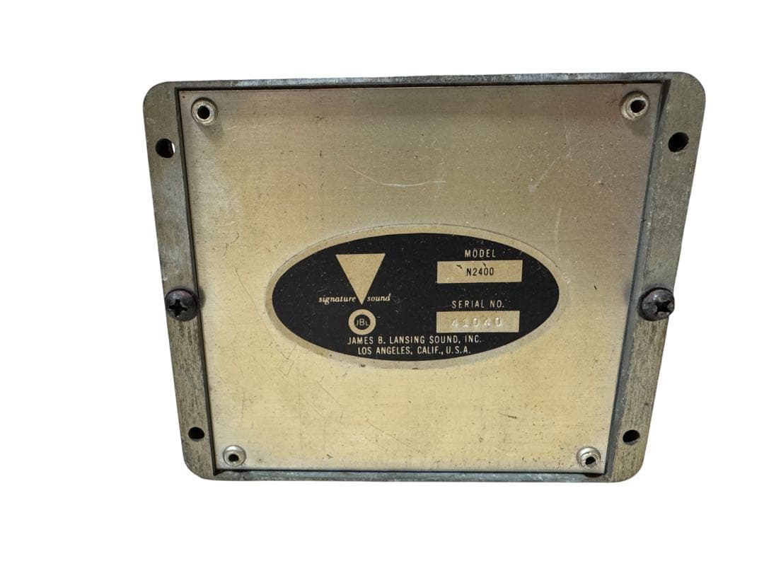 JBL N2400 2wayディバイディングネットワーク