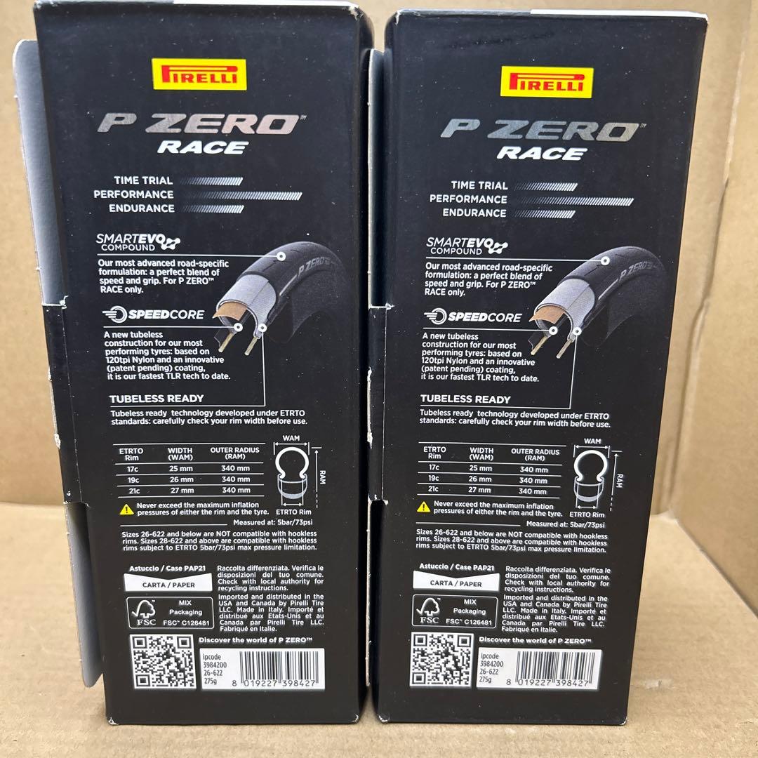2点セット PIRELLI(ピレリ) P ZERO RACE 700x26c