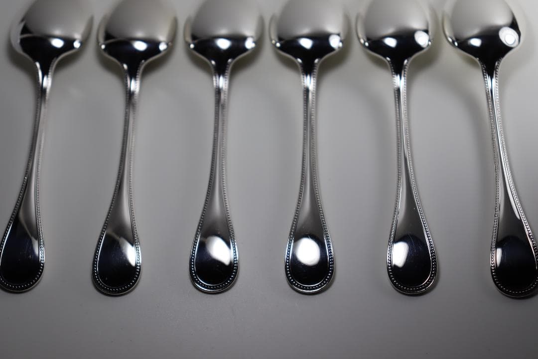 クリストフル■コーヒースプーン６本セット■とてもきれい…■人気の「パール」です■