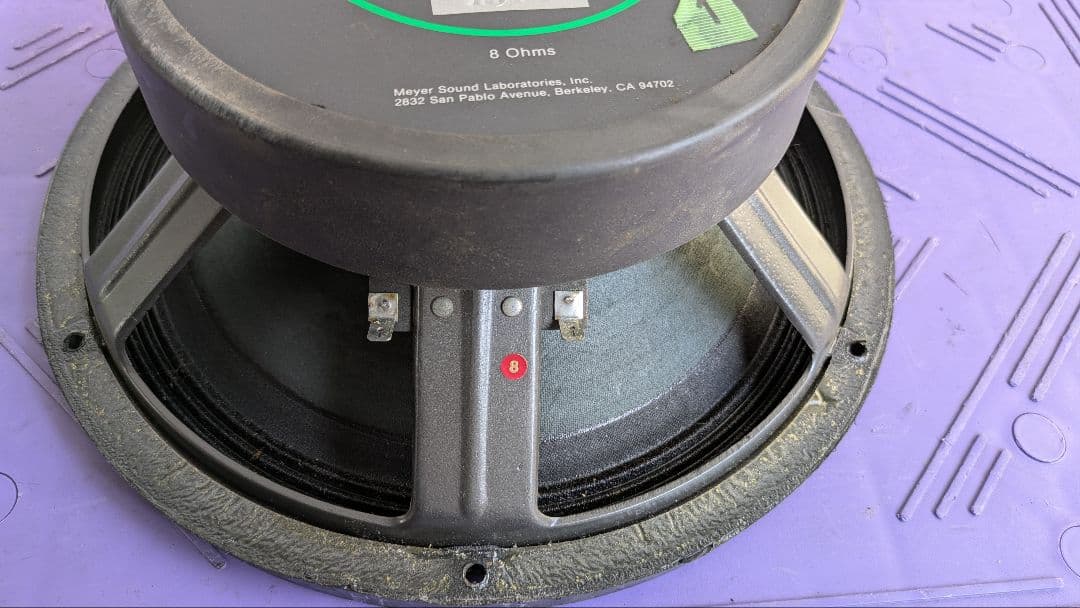 その1　メイヤー30cmウーハー中古　UPA−1A　自作スピーカーにも