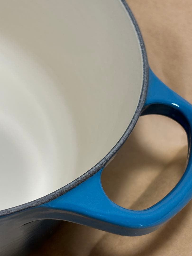 ル・クルーゼ シグニチャー ココットロンド 24cm マルセイユブルー