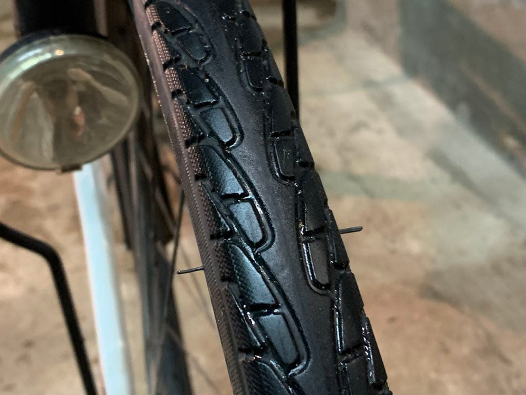 26インチ　シティサイクル 前面バスケット付き　【安心の整備付き】