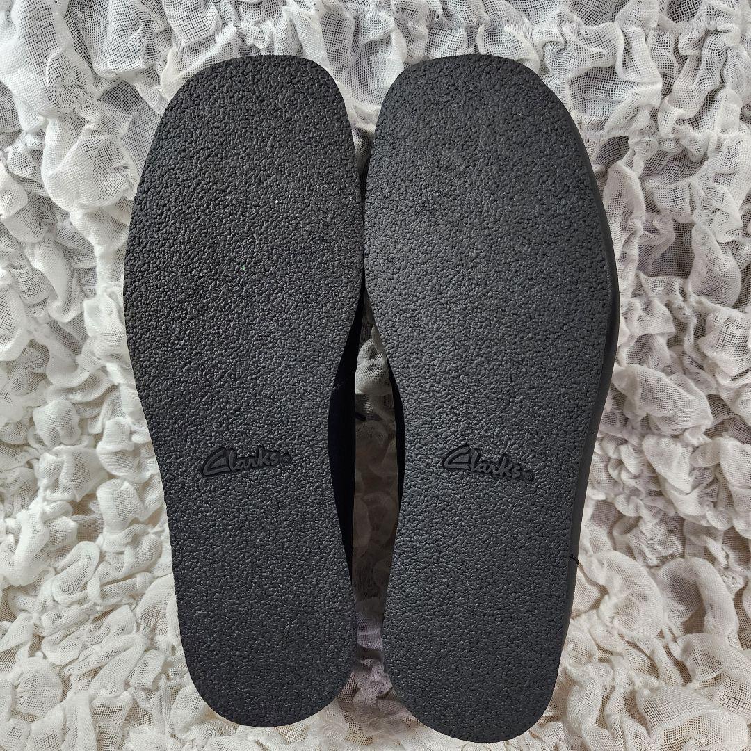 バトこし未使用 クラークス ワラビー エボ ウォータープルーフ レザー