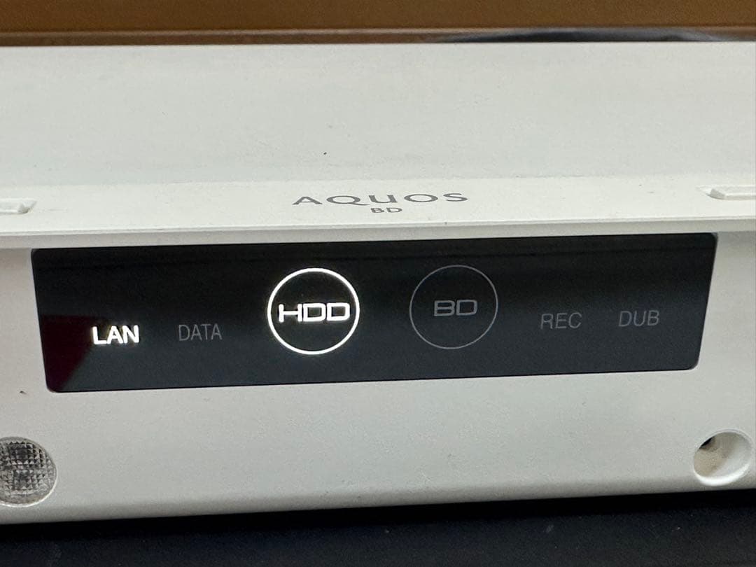 AQUOS BD WW1100レコーダー HDD搭載 2017