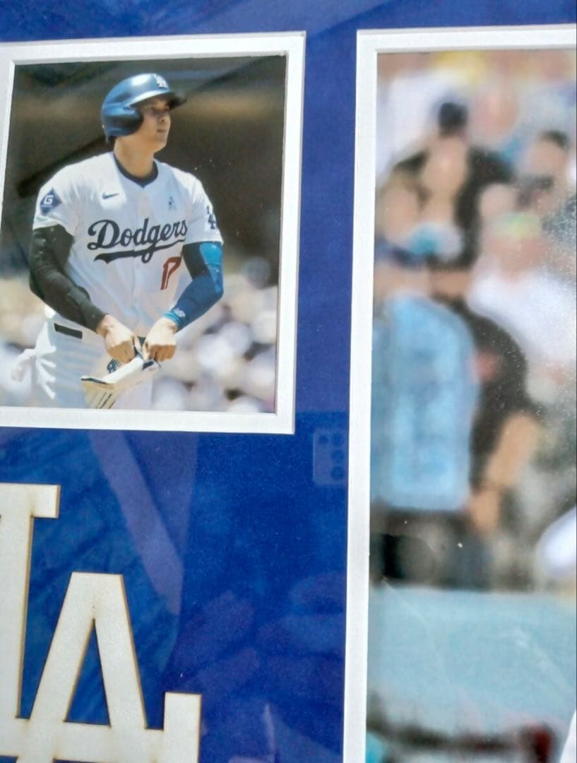 MVP獲得記念　大谷選手 実使用ボールピース フォトフレーム MLB