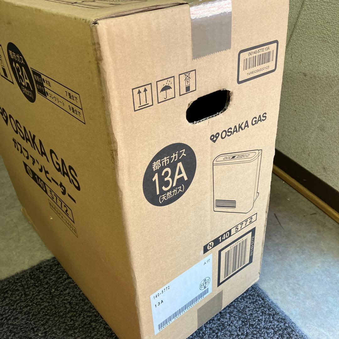 大阪ガス　ガスファンヒーター　M140 5772都市ガス13A