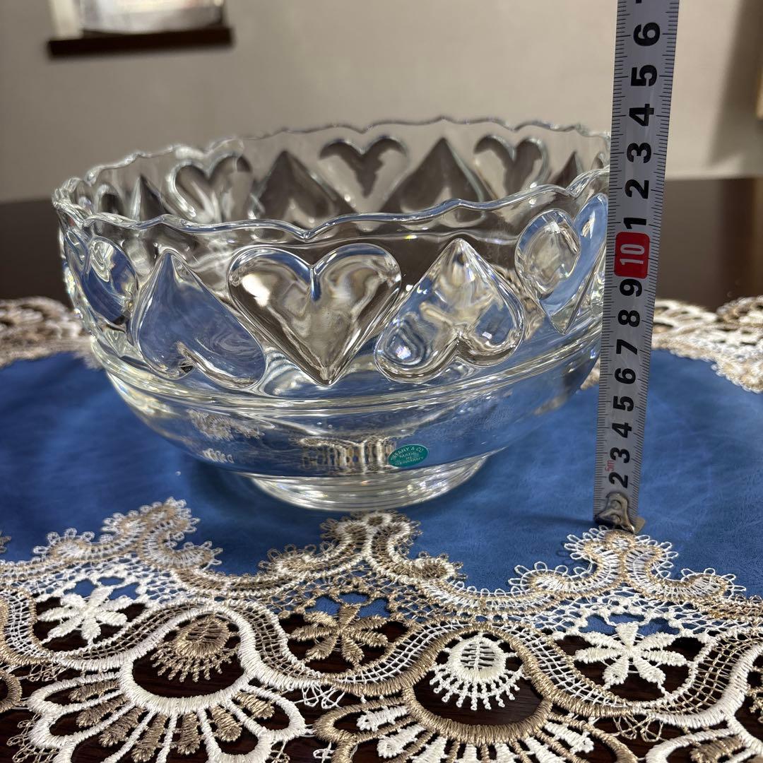 TIFFANY＆Co.　ティファニー　クリスタルガラス　ハート