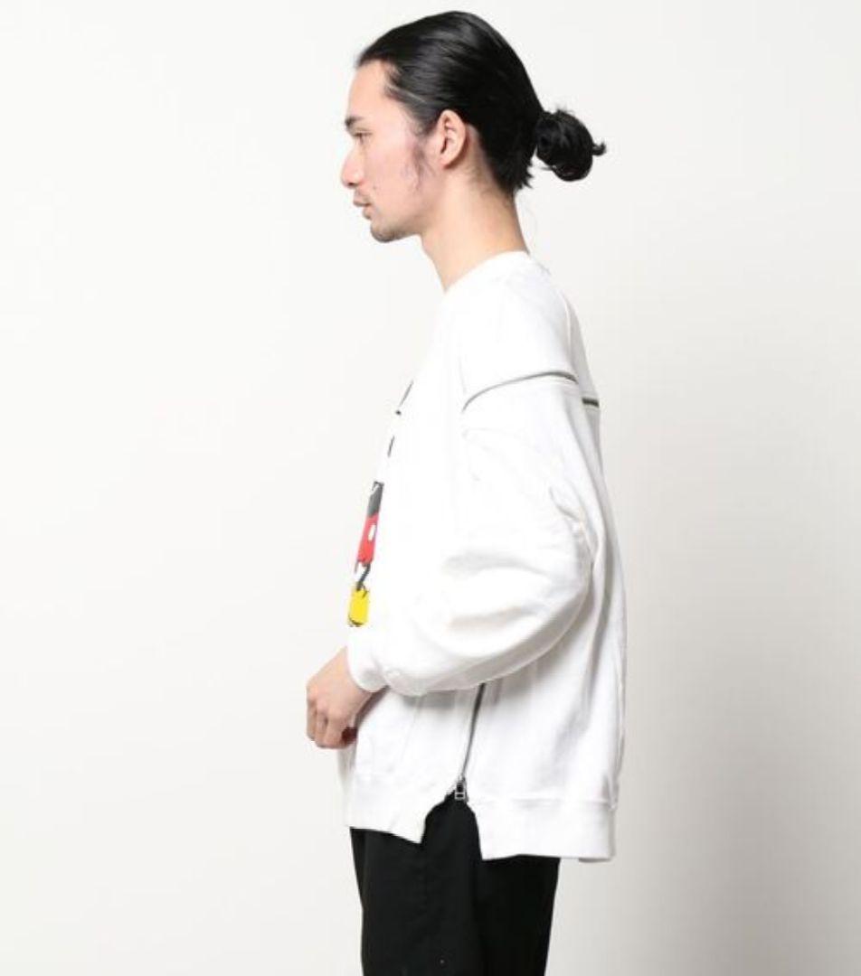FACETASM MICKEY ZIPPER CREWNECK ミッキー
