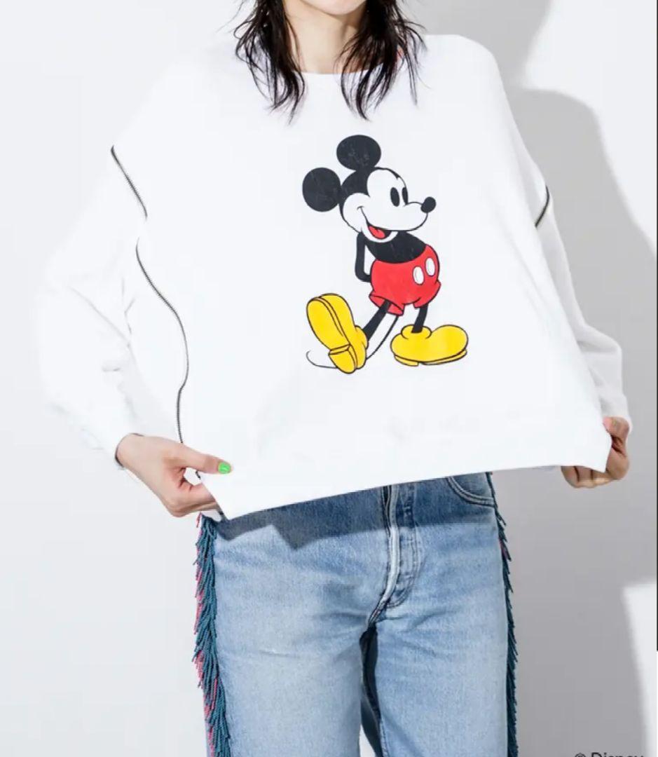 FACETASM MICKEY ZIPPER CREWNECK ミッキー