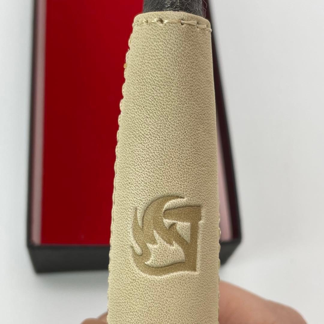 【M38】本革巻　おの義刃物　双刃型　両刃芽切鋏　8インチ　剪定鋏