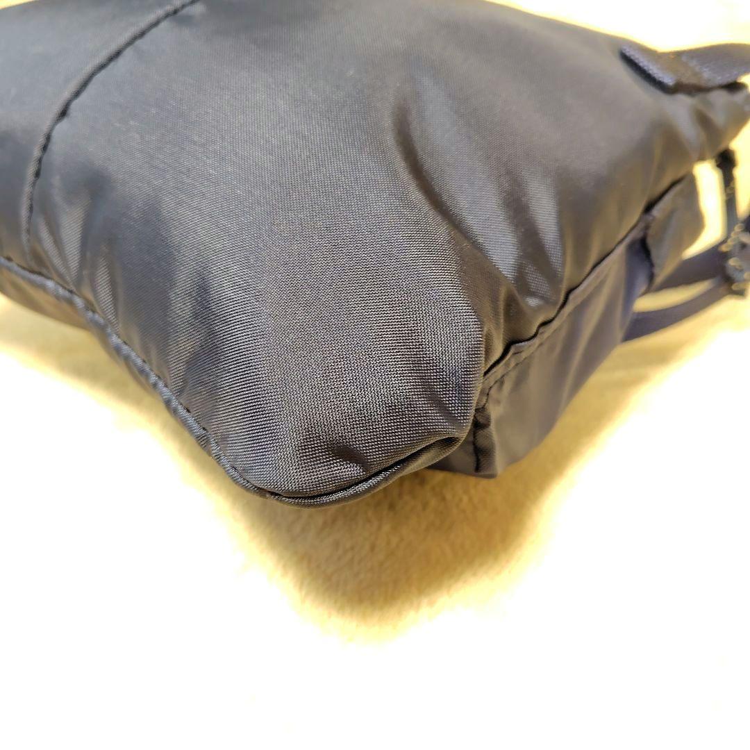 未使用級 PORTER ポーター フォース ショルダーバッグ サコッシュ 紺色
