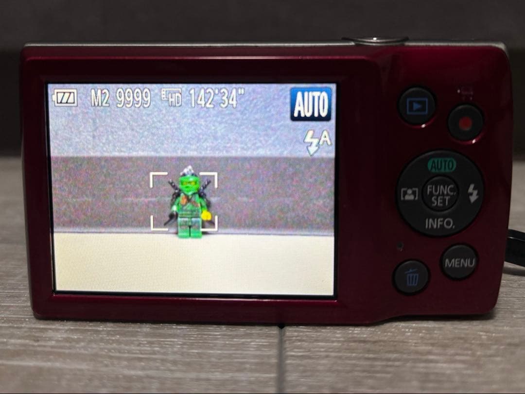 Canon IXY180レッドコンパクトデジタルカメラ