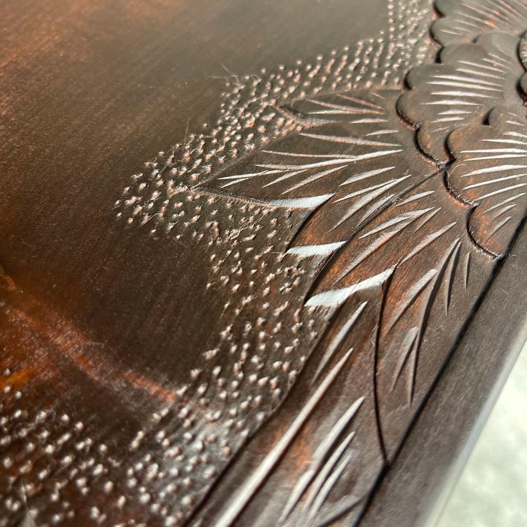 軽井沢彫り　1〜2人がけテーブル