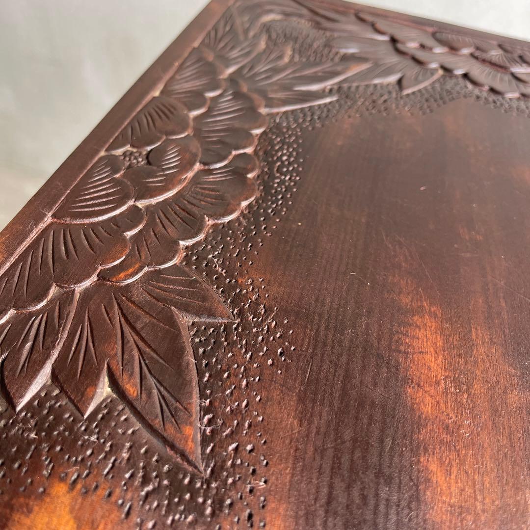 軽井沢彫り　1〜2人がけテーブル