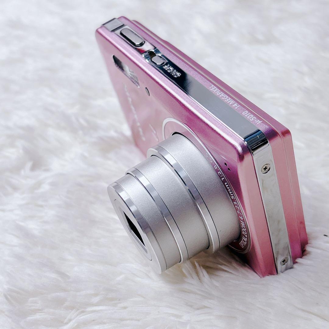 ✨外観極美品✨OLYMPUS μ-5010 ピンク デジカメ オールドコンデジ