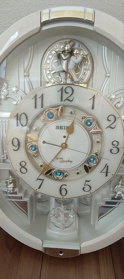 39曲　セイコー　電波　からくり時計　RE576A　メロディ　音楽　時計　子供