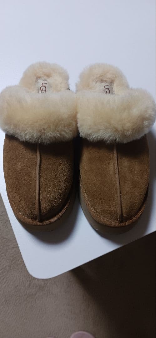 UGG ブラウン ムートンブーツ スリッパ