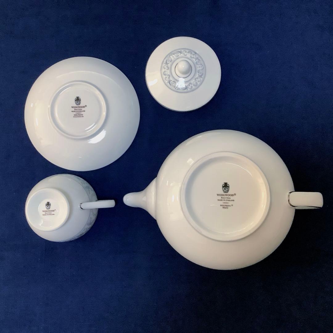 Wedgewood テーブルウェア（ドルフィンWHITEシリーズ一式）