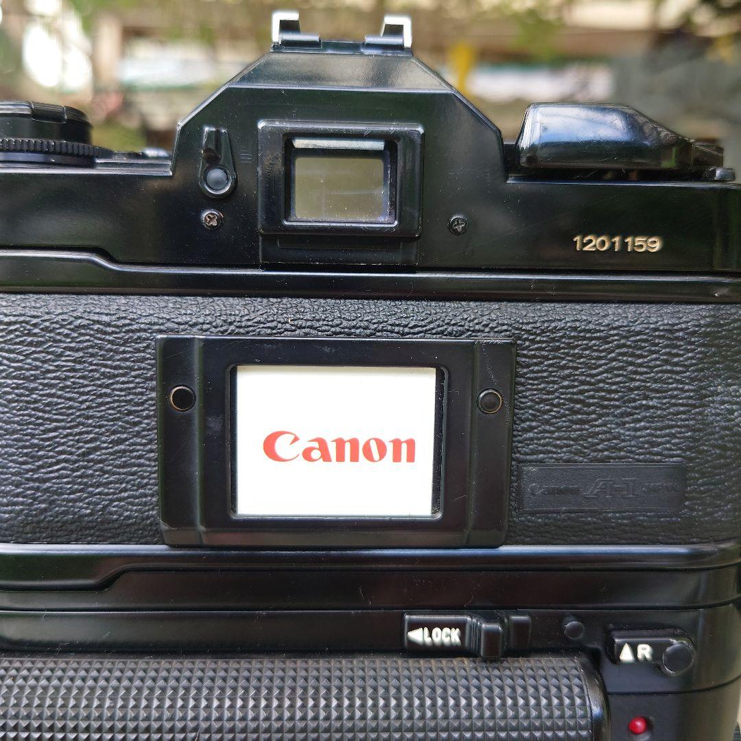 CanonA-1  フィルムカメラ　モータードライブ　シグマ16mmレンズ付き