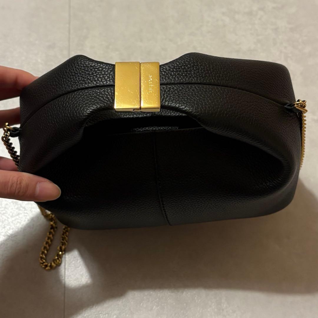 Polene/ショルダーバッグBeri/ブラック/チェーン