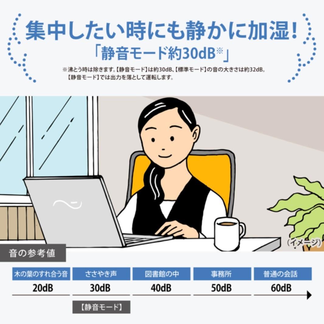 極美品✨　象印　スチーム式加湿器　EE-MA20-WA　使用回数2回のみ