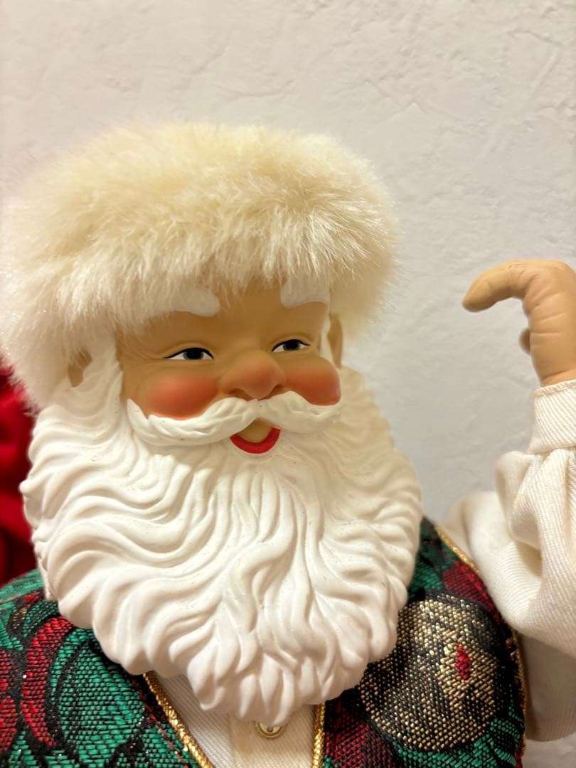 サンタクロース人形2体セット　ロッキンアラウンド　ジングルベルロックサンタ2体