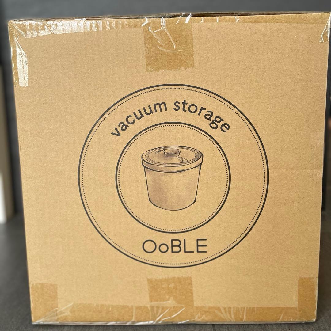 新品・未開封】真空保存容器 OoBLE （オーブル）13L