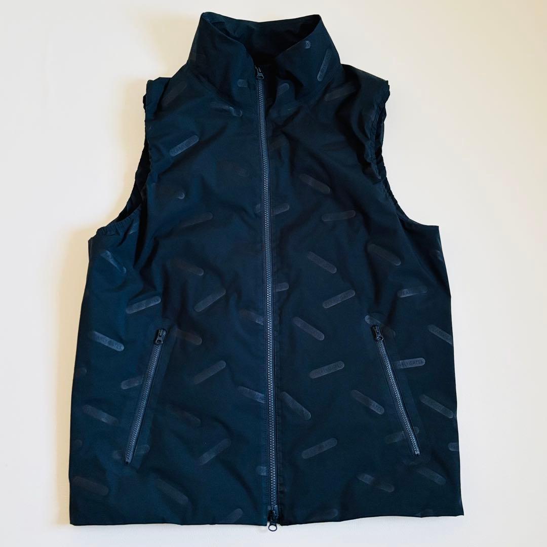 1840【極美品】パーリーゲイツ　エアーベスト　調整可能　ブラック　XL相当